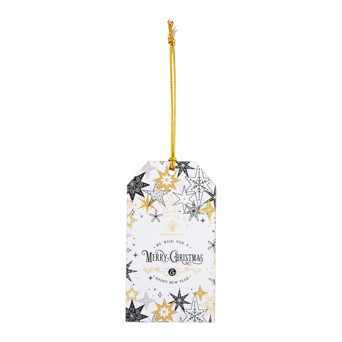 Gift Tag Shaped Wood Ornament Product Image