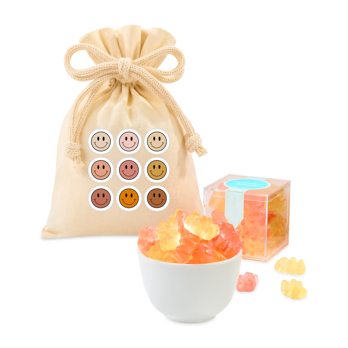 Sugarfina Champagne Bears Candy Cube Gift Bag Product Image