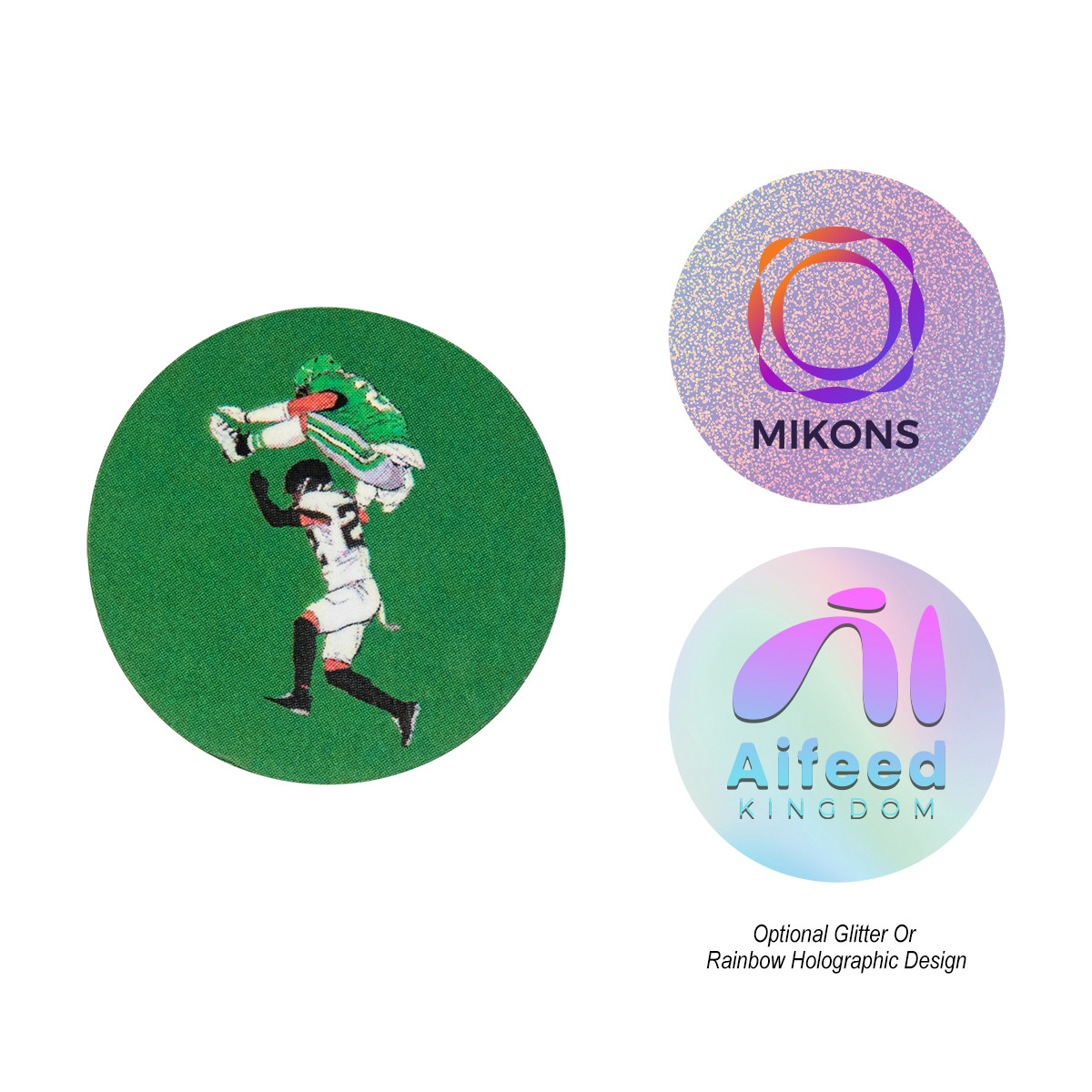 Circle Shaped Acrylic Golf Ball Marker Product Image