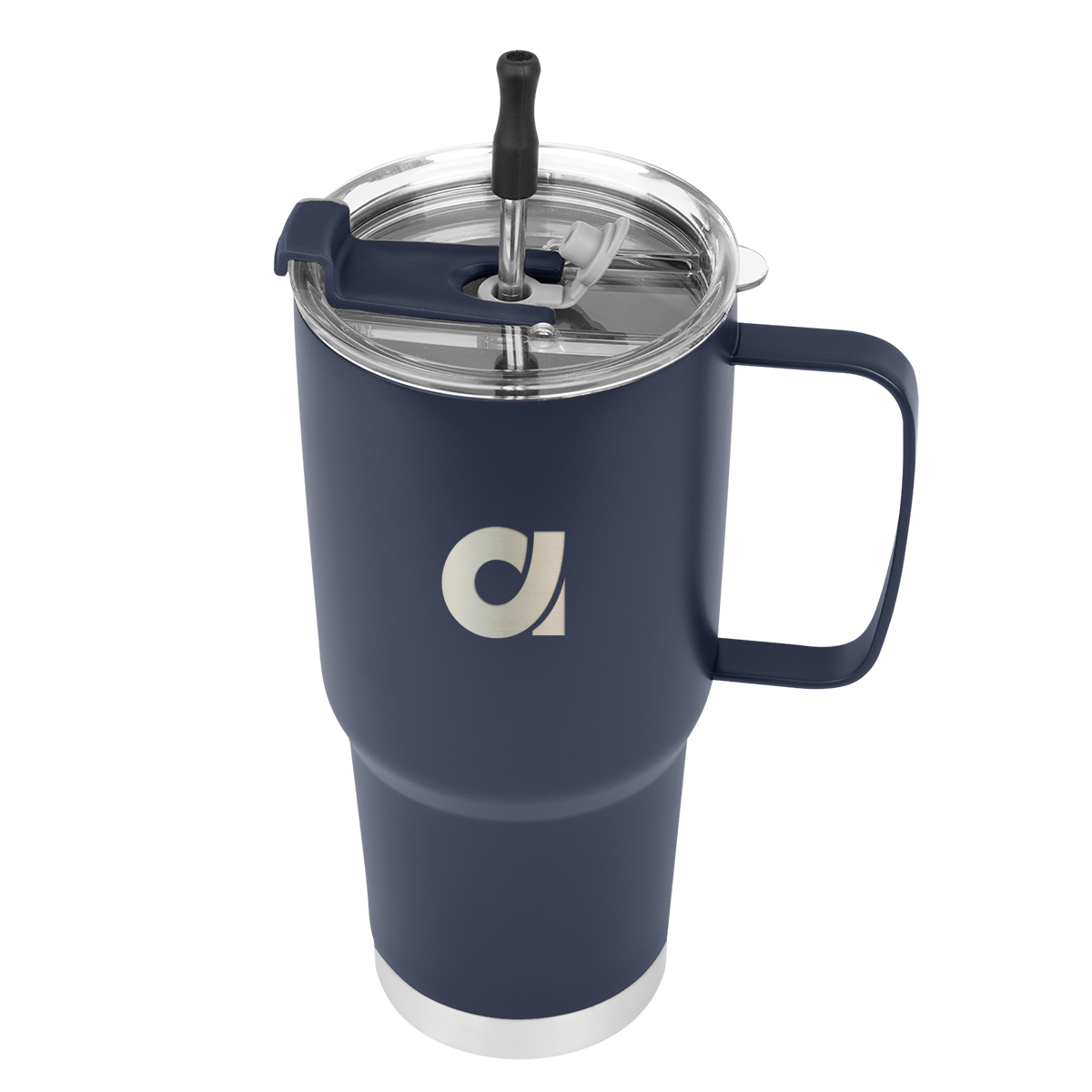 Lisbon Stainless Steel Tumbler w/ Straw - 30 oz. Product Image