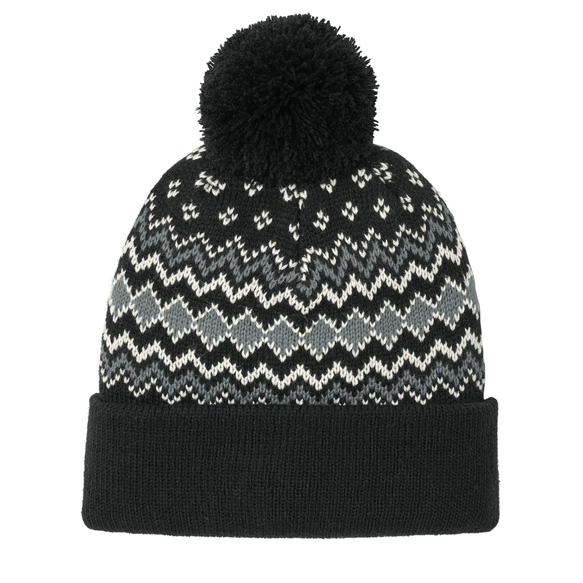 Port Authority Alpine Pom Beanie Product Image