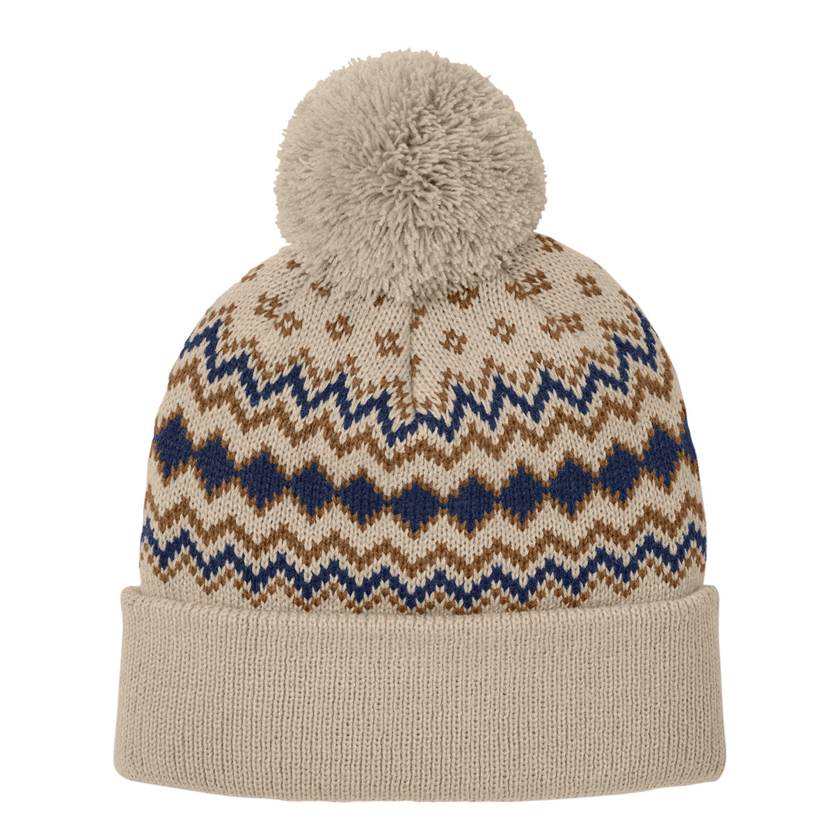 Port Authority Alpine Pom Beanie Product Image