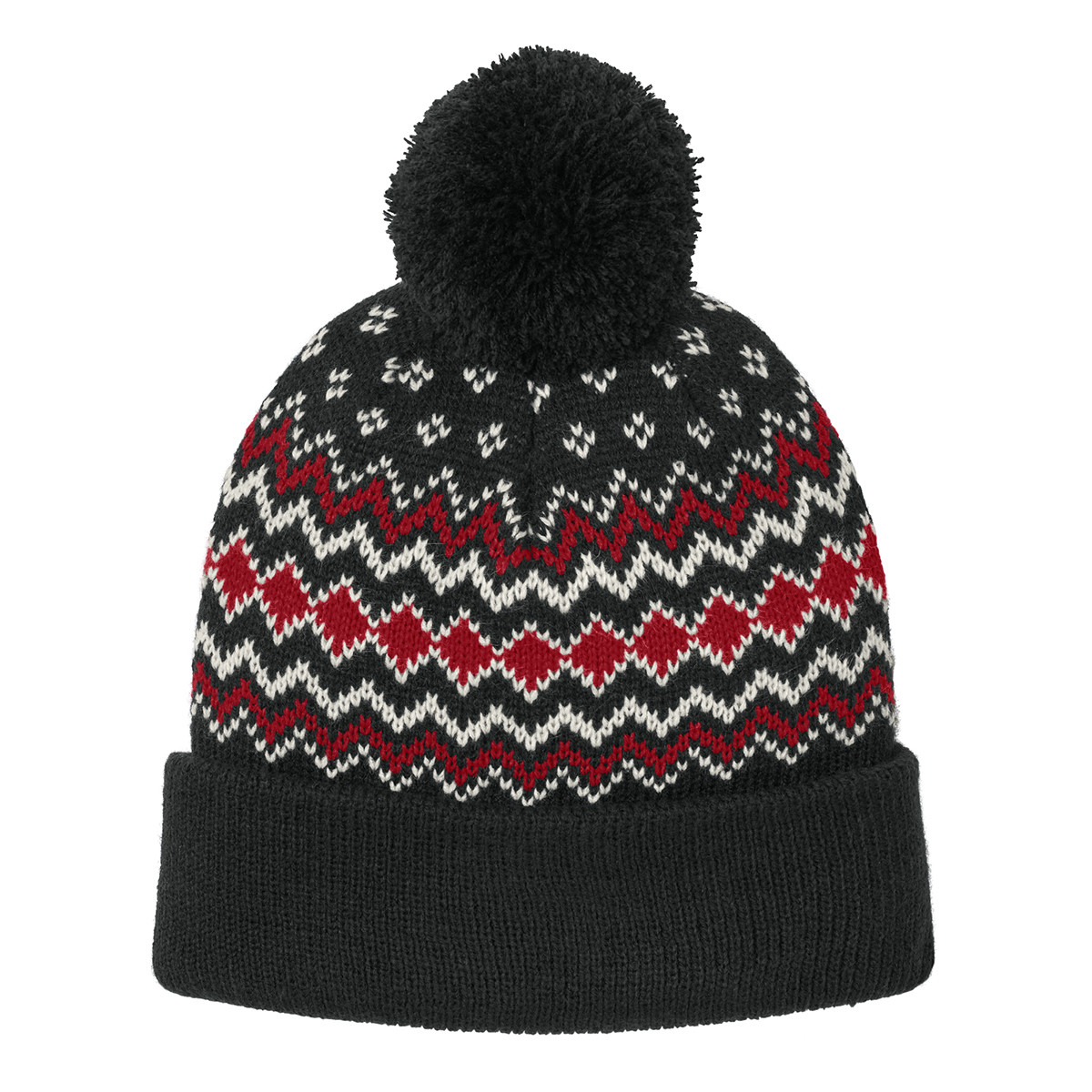 Port Authority Alpine Pom Beanie Product Image