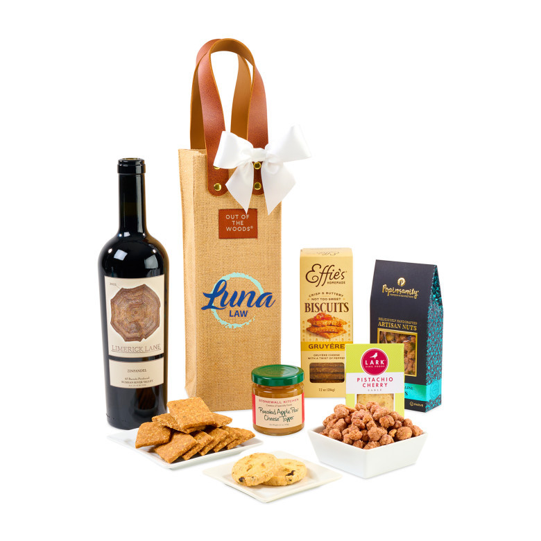 Limerick Lane Cellars Wine Enthusiast Tote & Gourmet Gift Set Product Image