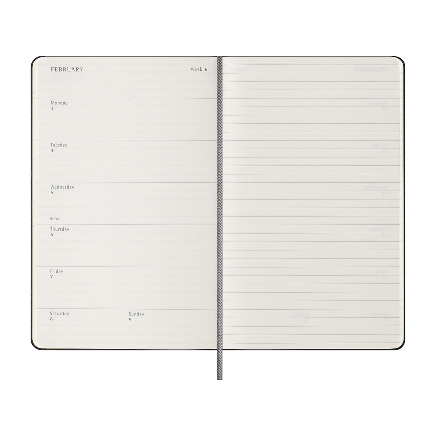 Moleskine® Hard Cover Large 12-Month Weekly 2026 Planner Product Image