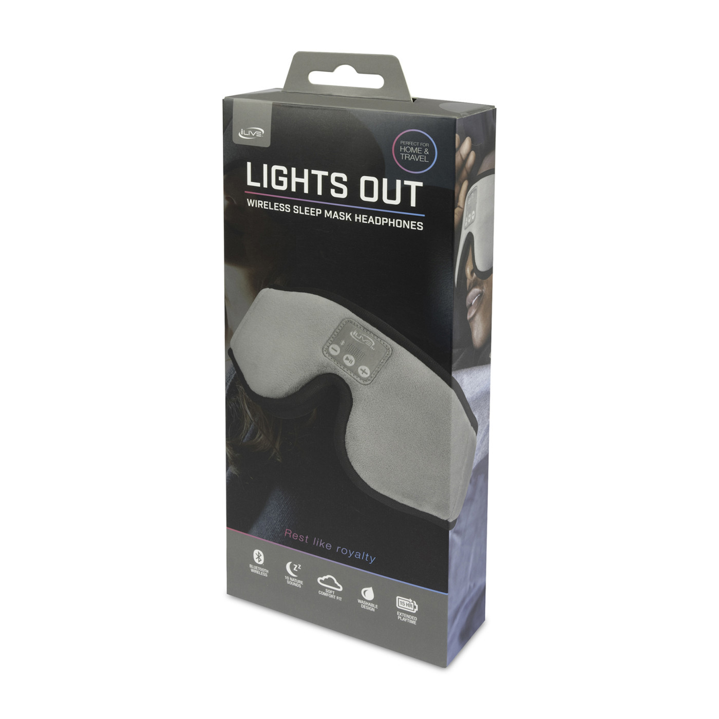 iLive™ Lights Out Wireless Sleep Mask Headphones Product Image
