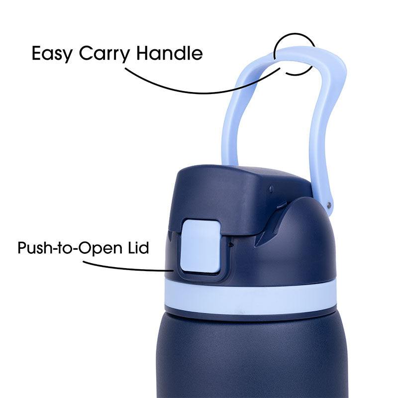 Two-Toned ClipSip Stainless Steel Straw Bottle - 27 oz. Product Image