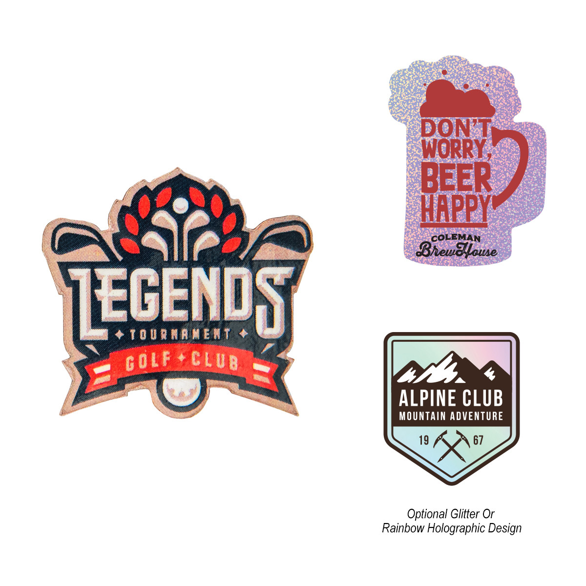 Custom Shaped Acrylic Golf Ball Marker Product Image