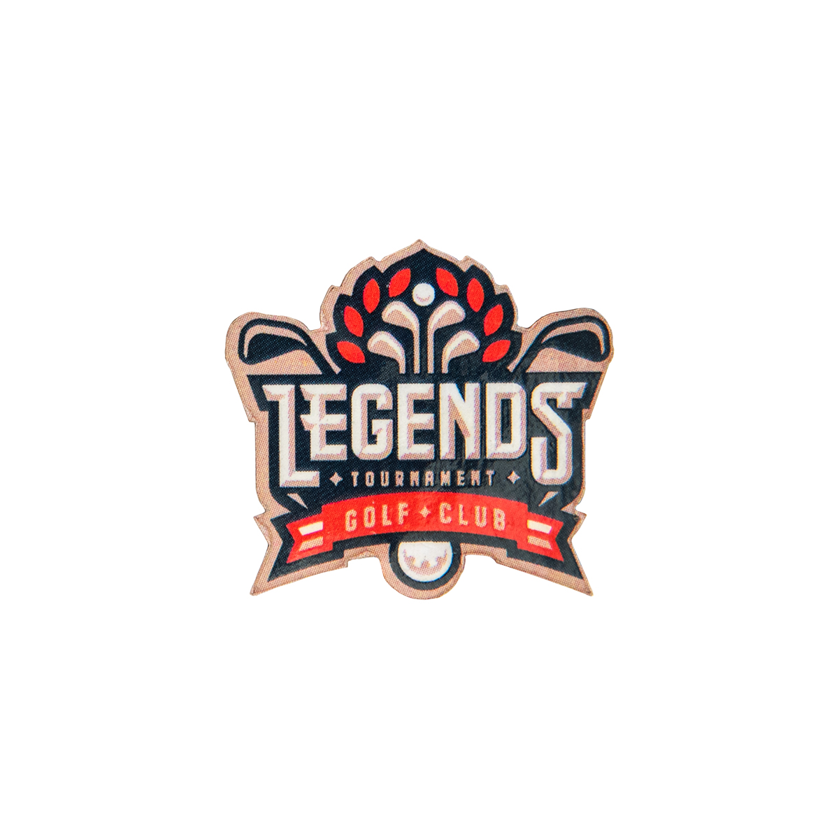 Custom Shaped Acrylic Golf Ball Marker Product Image