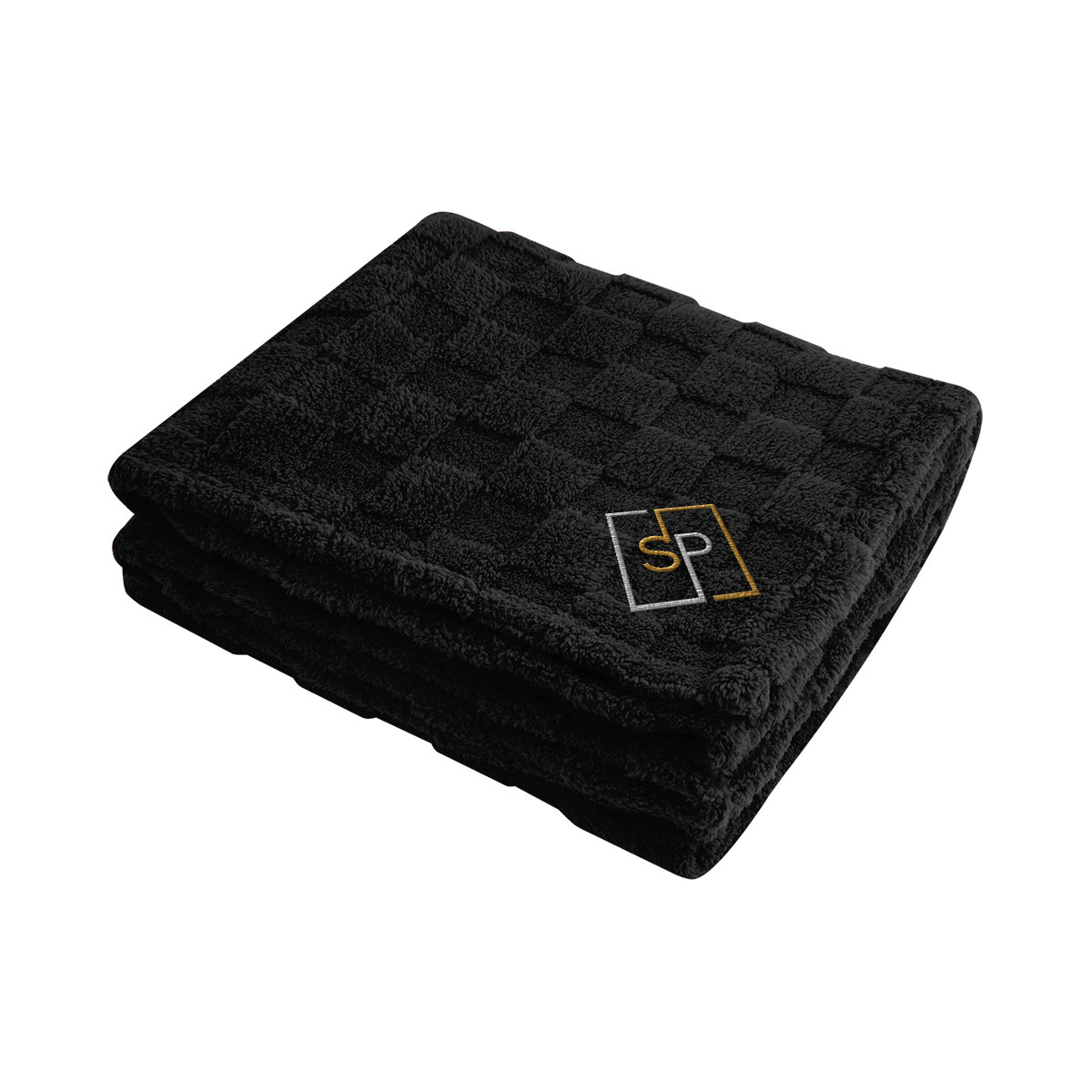 rPET Checkered Sherpa Blanket Product Image