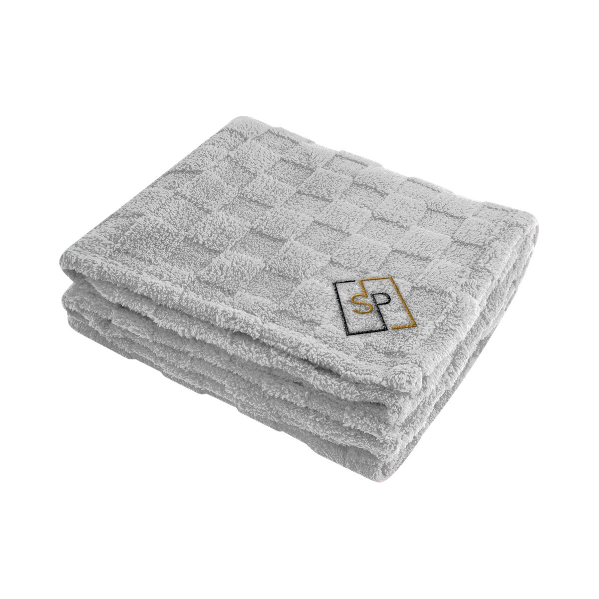 rPET Checkered Sherpa Blanket Product Image
