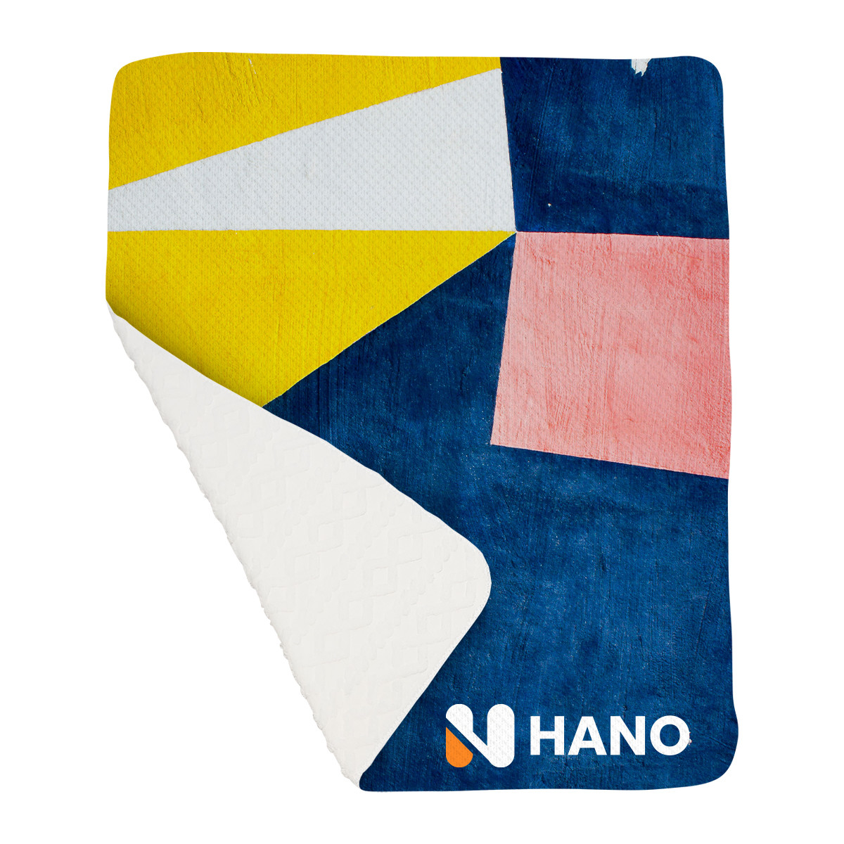 50" X 60" Argyle Knit Sherpa Blanket Product Image