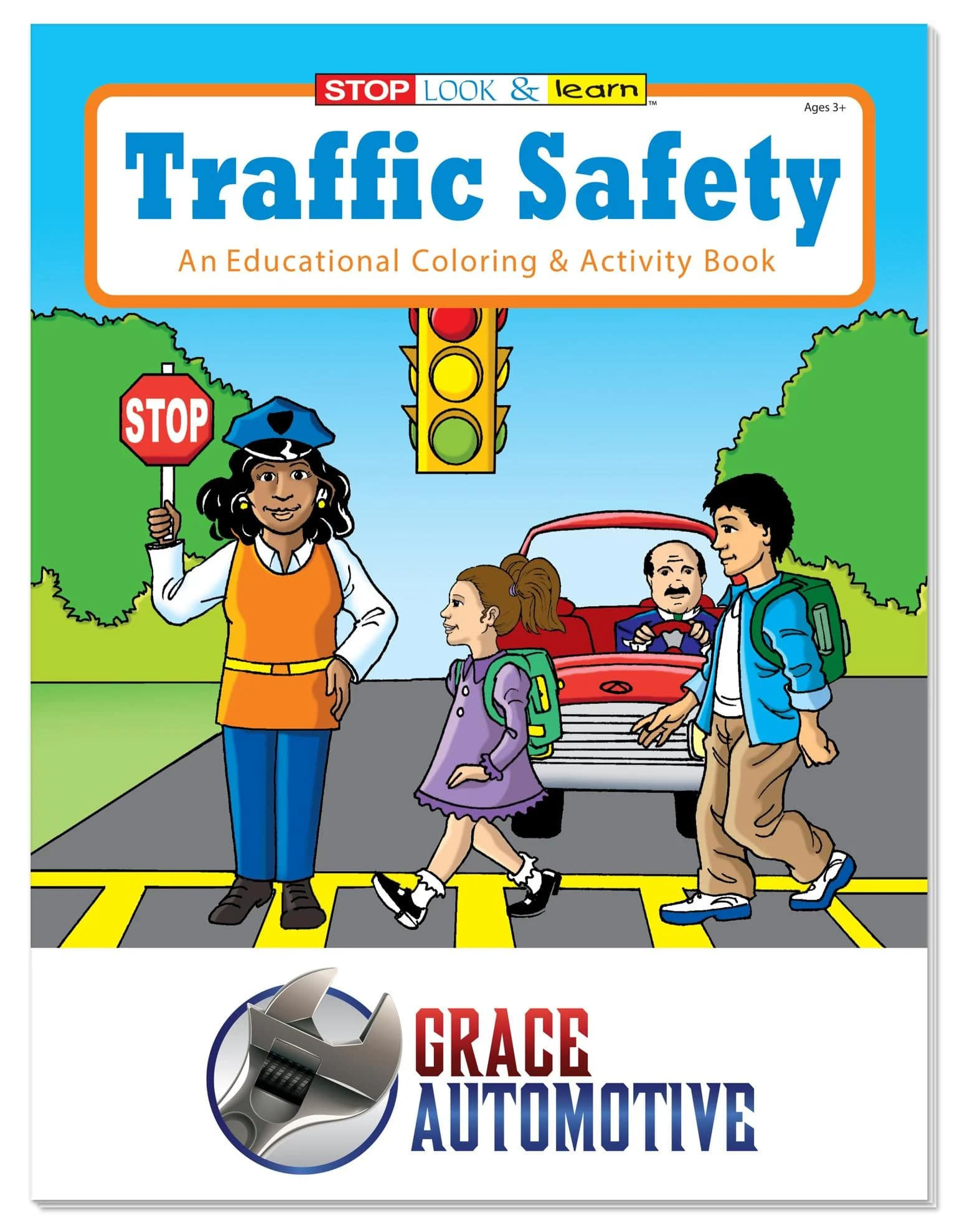 Coloring Book: Traffic Safety Product Image