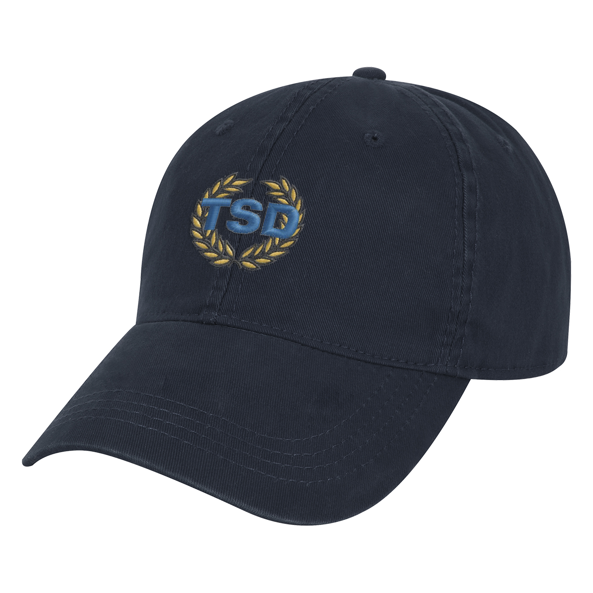 100% Brushed Washed Cotton Twill Cap Product Image