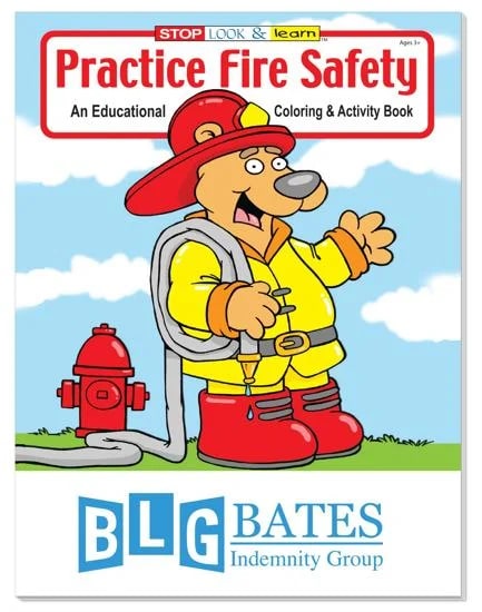 Coloring Book: Practice Fire Safety Product Image