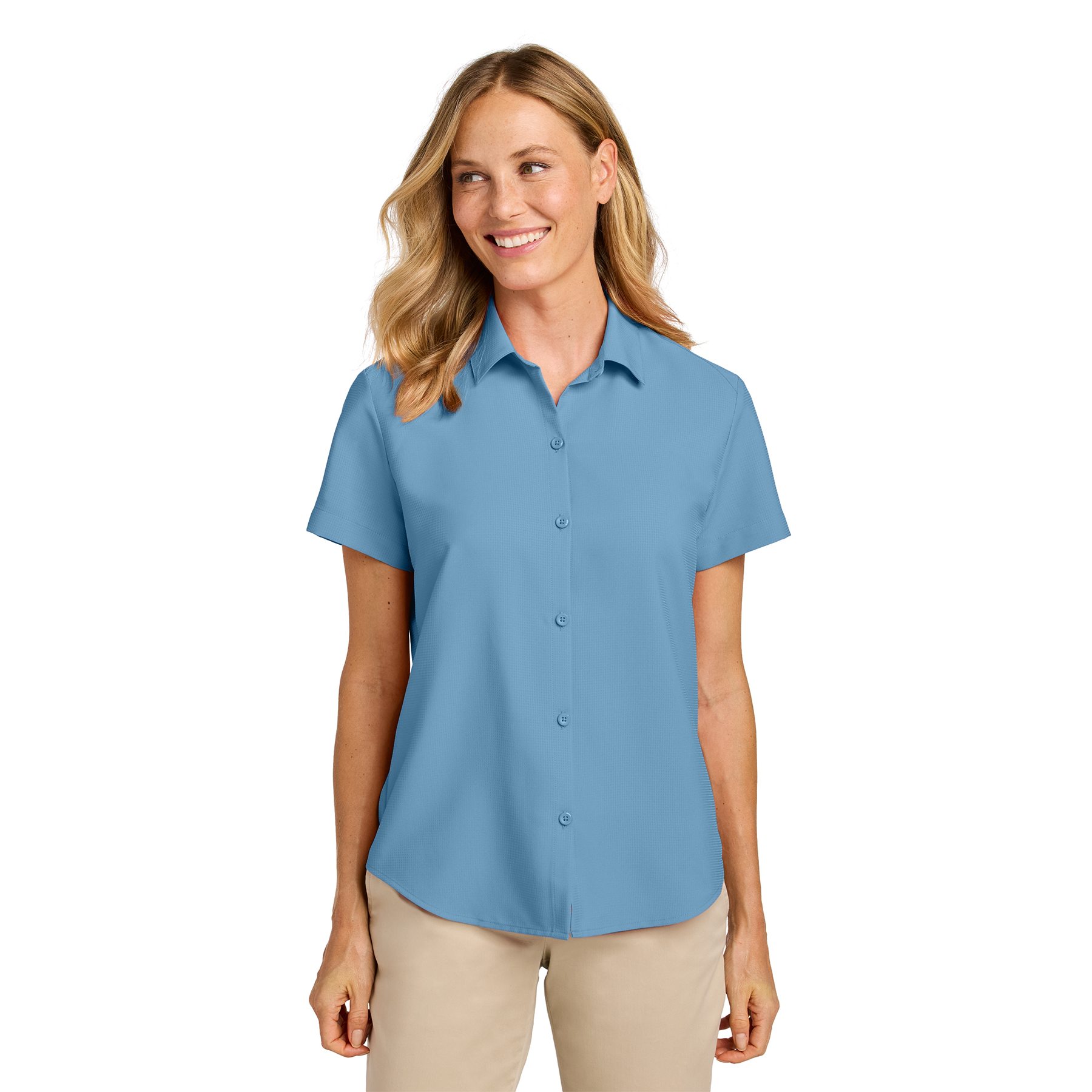 Port Authority Women’s Short Sleeve UV Dockside Shirt Product Image