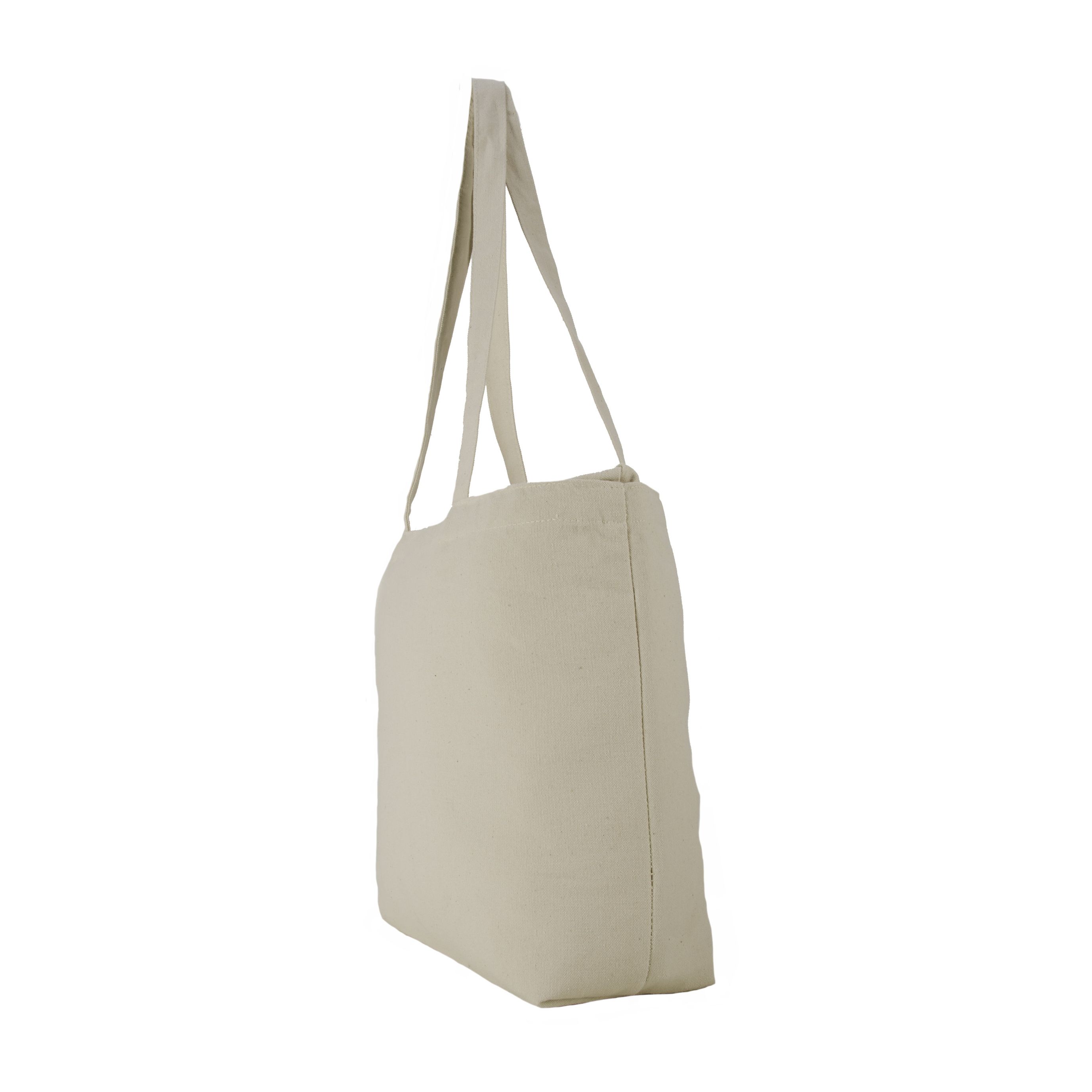 Zippered Cotton Bag - 18" x 13" Product Image