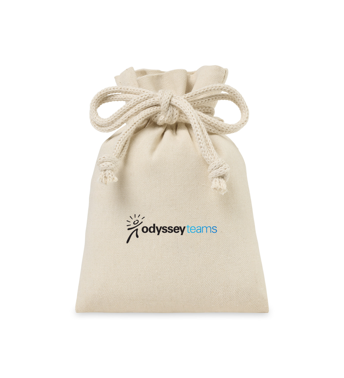 Small Eco-conscious Canvas Drawstring Gift Bag Product Image
