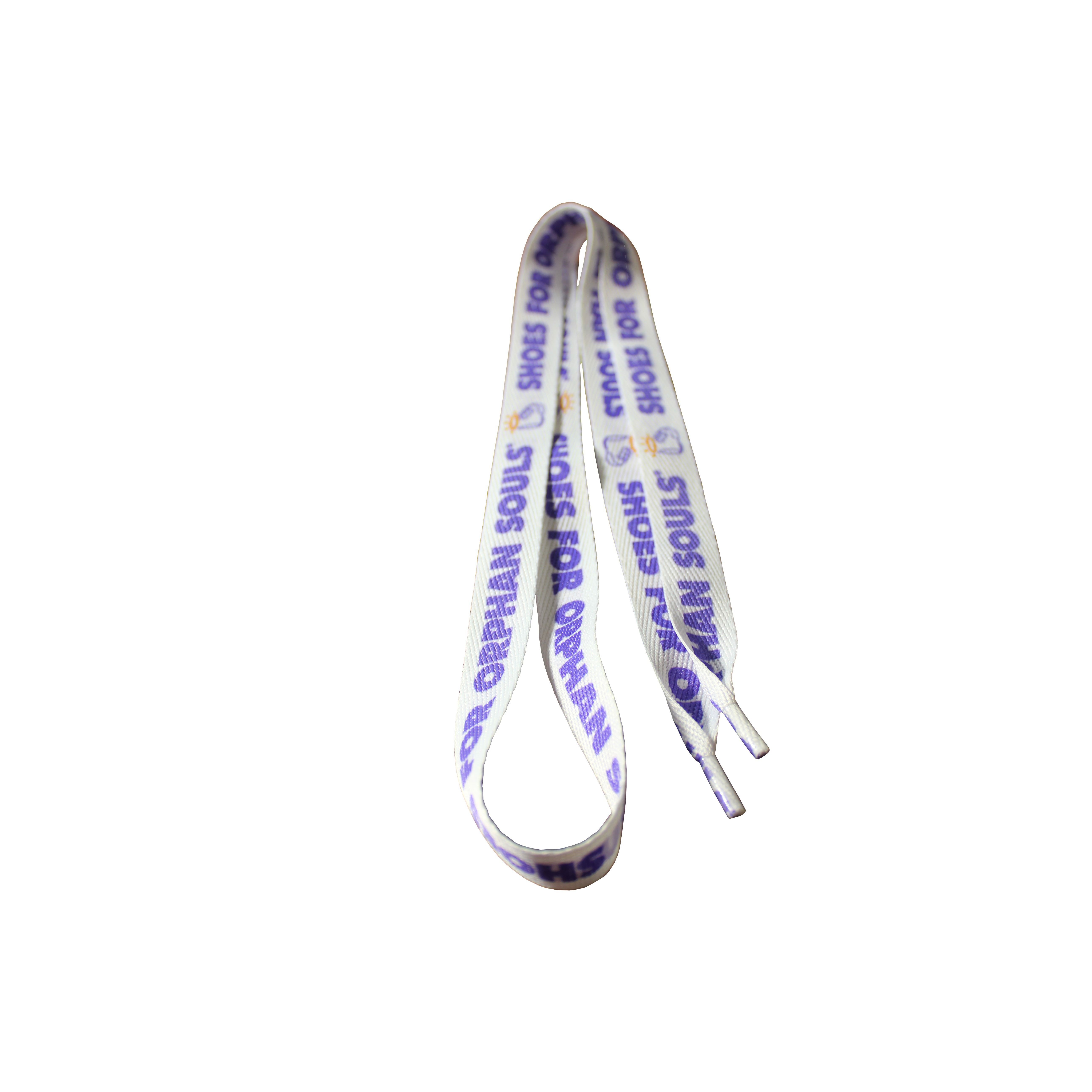 Full Color 60" x 3/4" Recycled Polyester Shoelaces Product Image