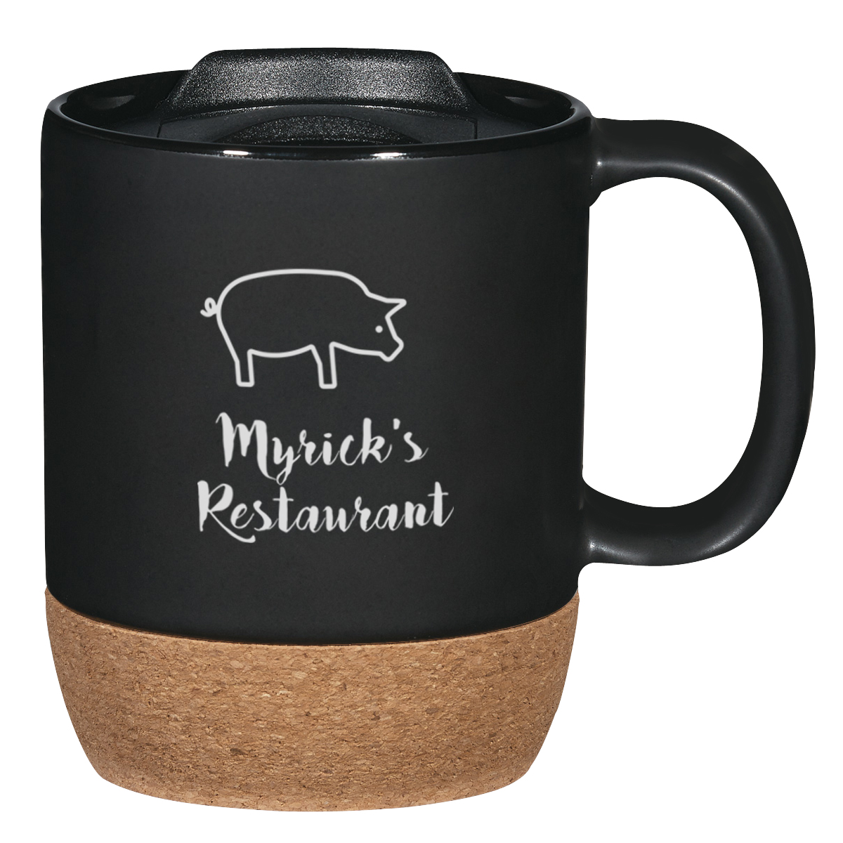 Cork Base Ceramic Mug - 14 oz. Product Image