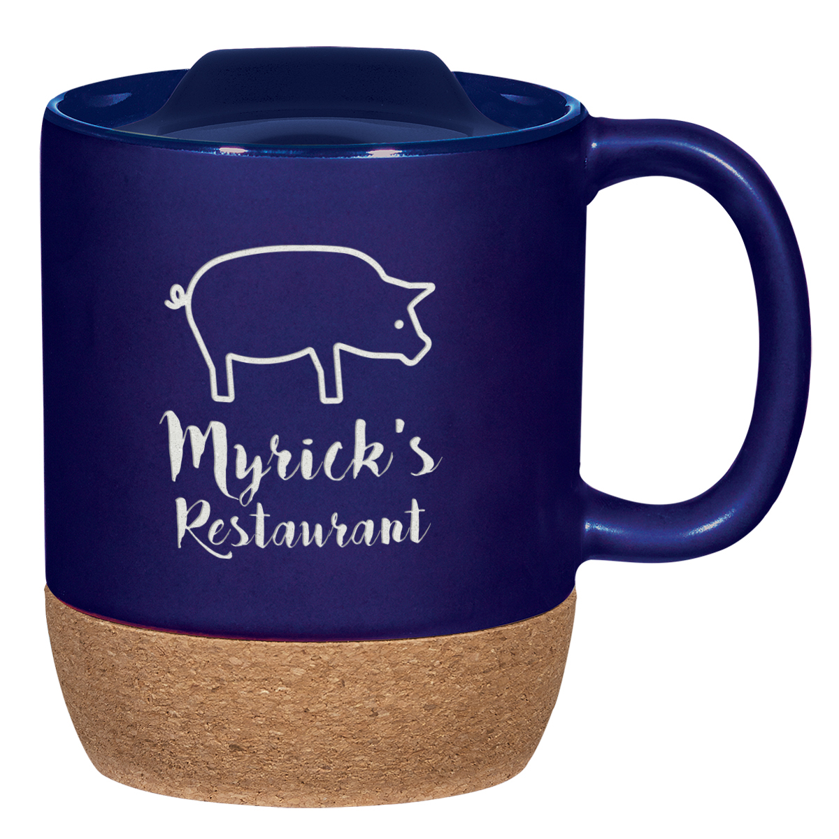 Cork Base Ceramic Mug - 14 oz. Product Image