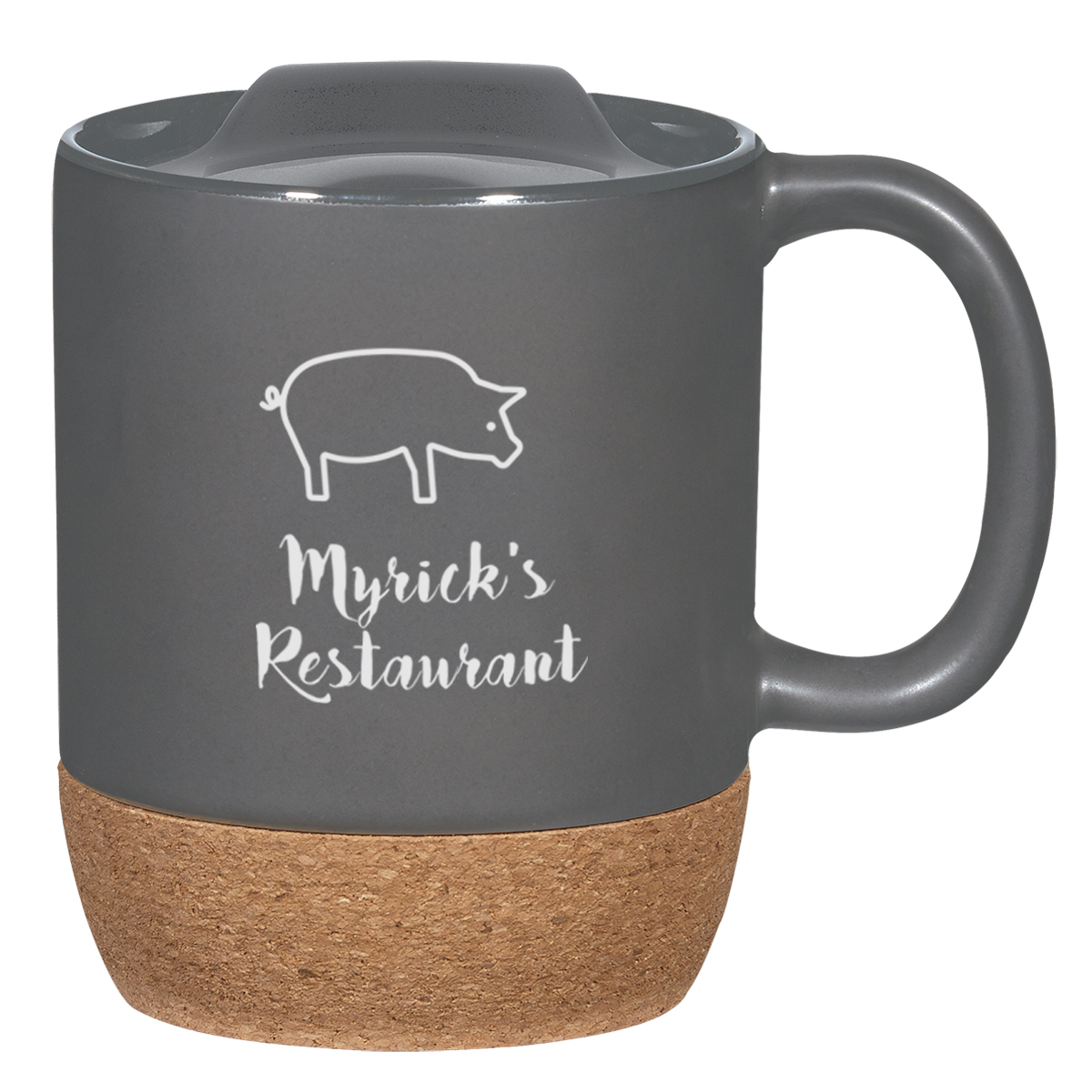 Cork Base Ceramic Mug - 14 oz. Product Image