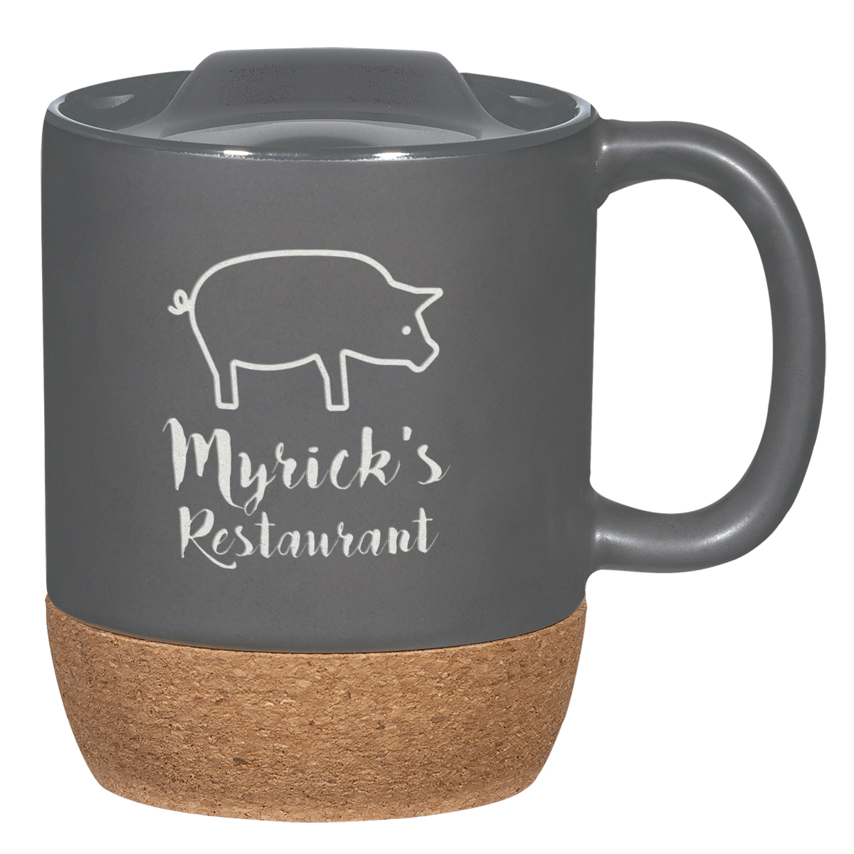 Cork Base Ceramic Mug - 14 oz. Product Image