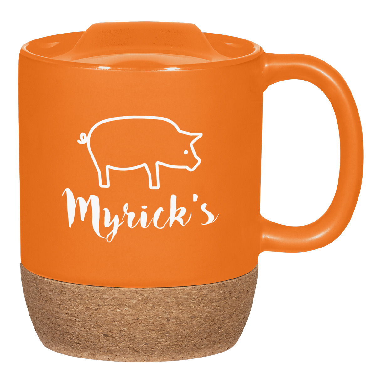 Cork Base Ceramic Mug - 14 oz. Product Image