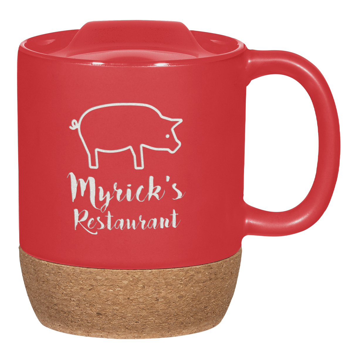 Cork Base Ceramic Mug - 14 oz. Product Image