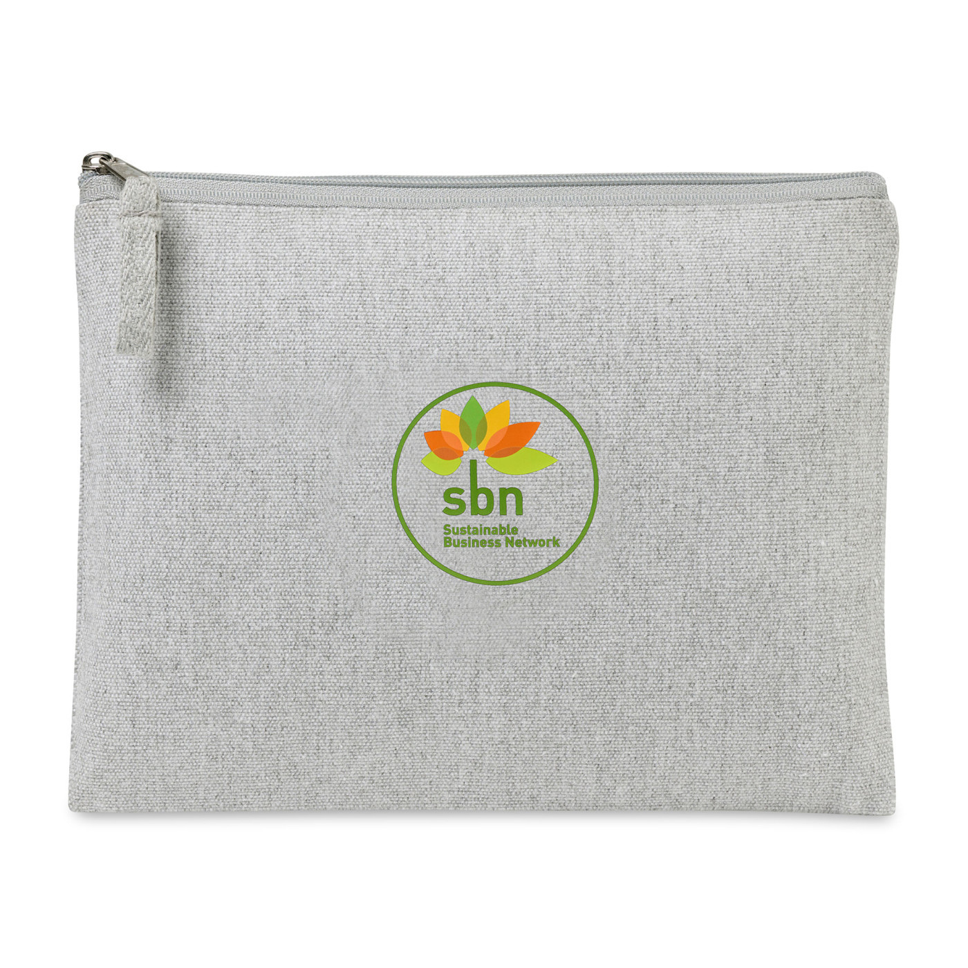 AWARE™ Recycled Cotton Zippered Pouch Product Image