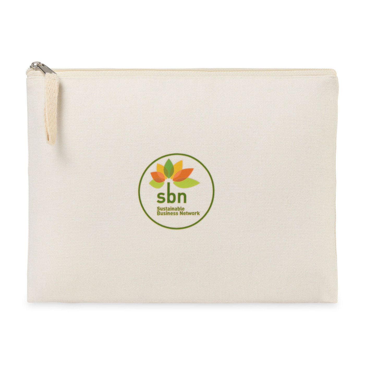 AWARE™ Recycled Cotton Zippered Pouch Product Image