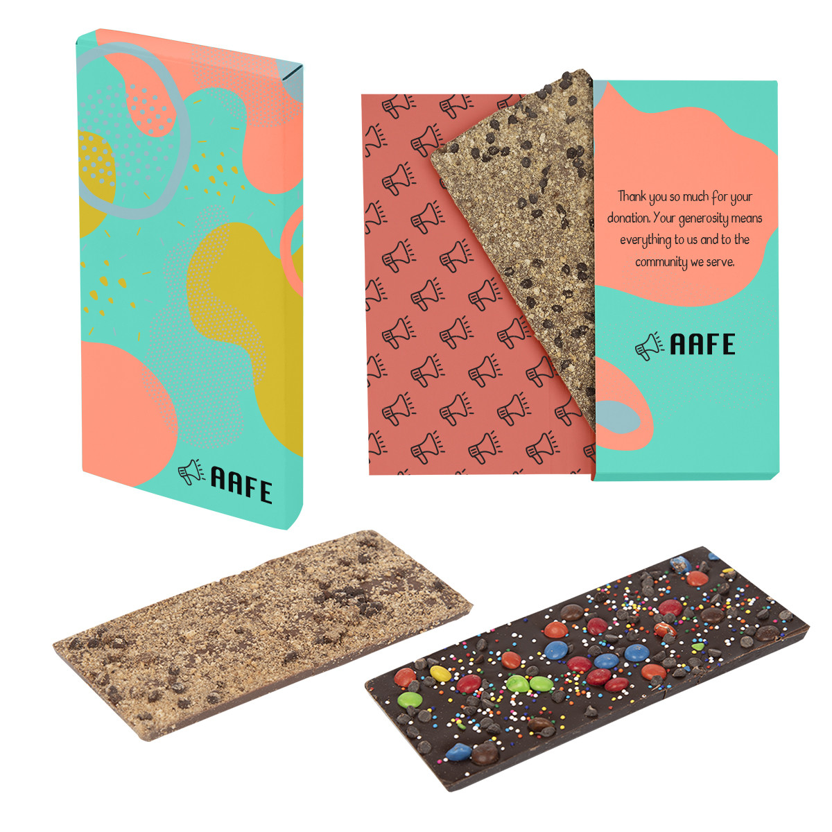 Halloween Gourmet Chocolate Bar in Card Box Product Image