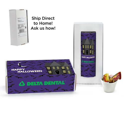 8" Snack Tube filled with Classic Halloween Treats Product Image