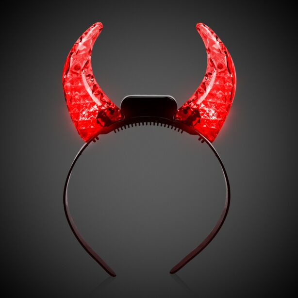 Light Up Crystal Devil Horns Product Image