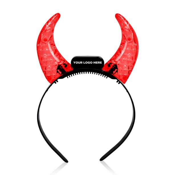 Light Up Crystal Devil Horns Product Image