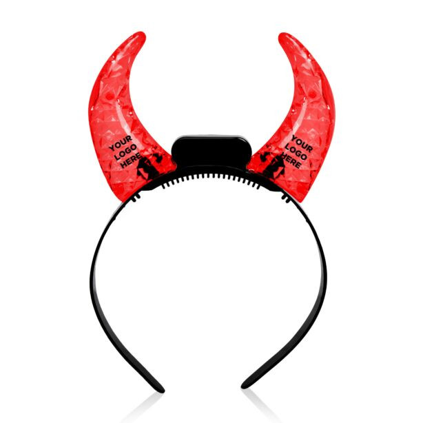 Light Up Crystal Devil Horns Product Image