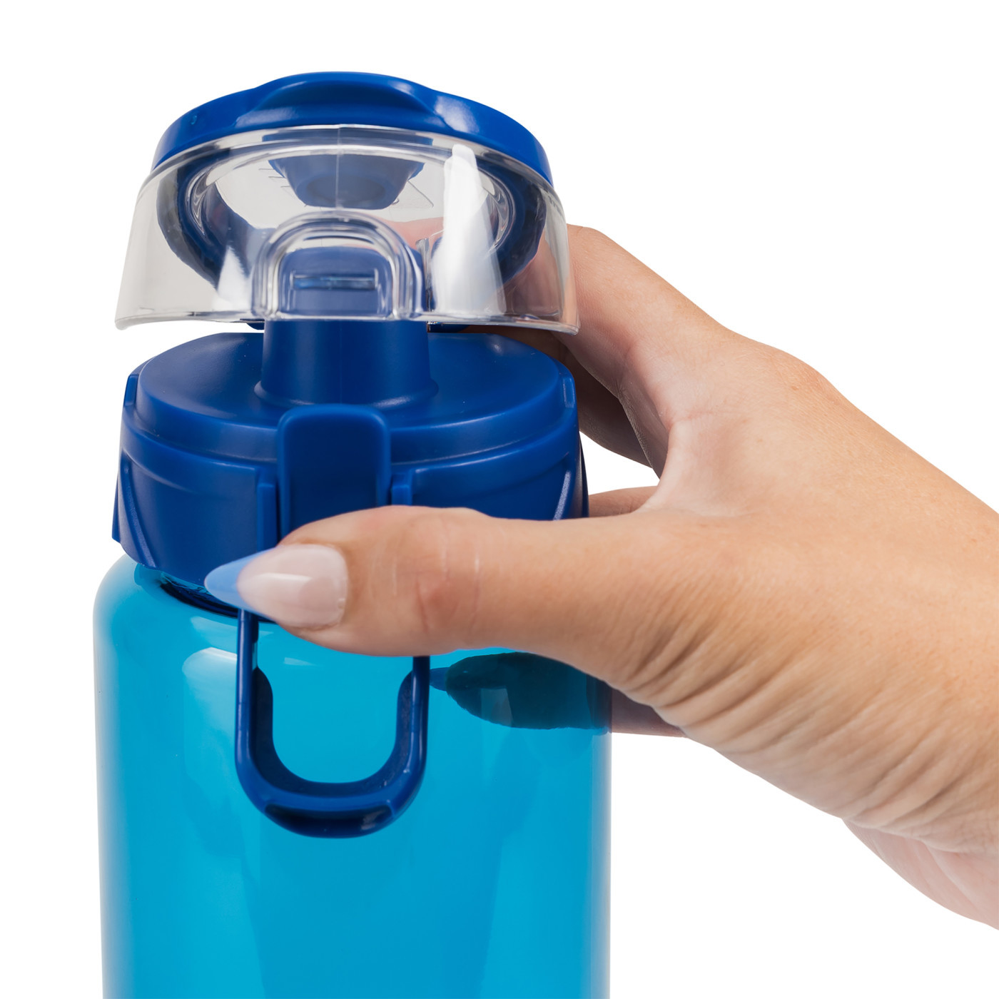 Cool Gear® Cylinder Bottle with Halo Lid - 32 oz. Product Image