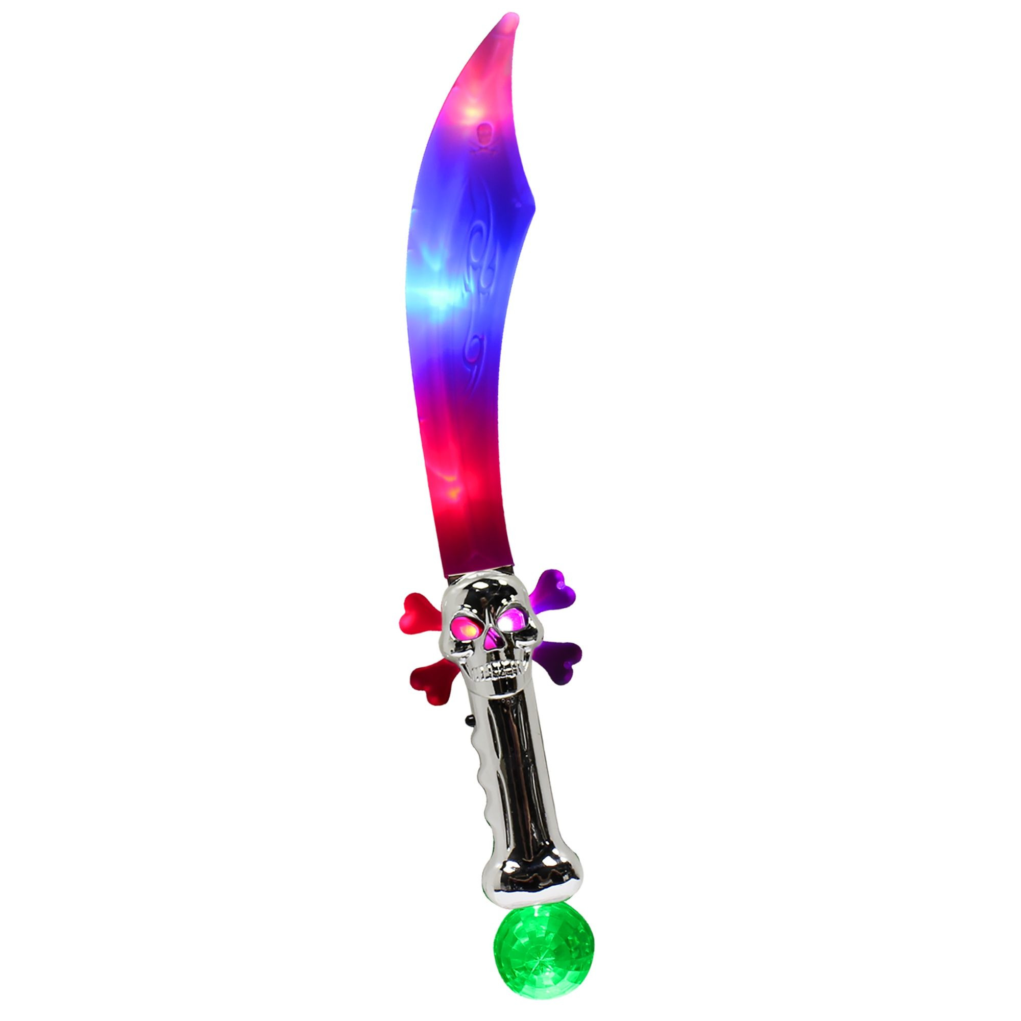 23" LED Pirate Sword with Flashing Color Lights Product Image