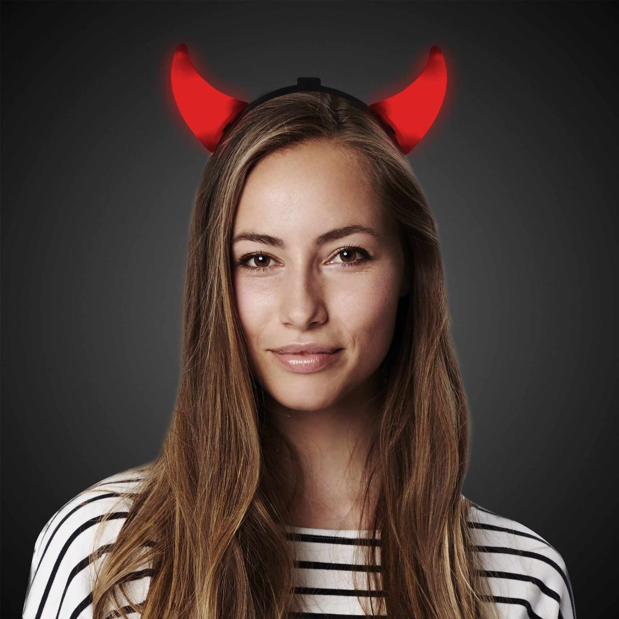 Light Up Red Devil Horns Product Image