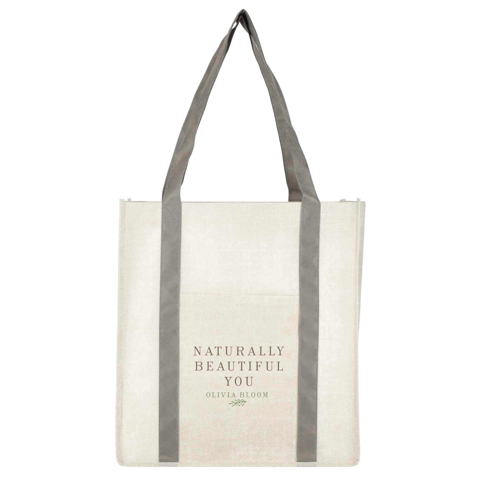 Pluto Recycled Non-Woven Small Grocery Tote Product Image