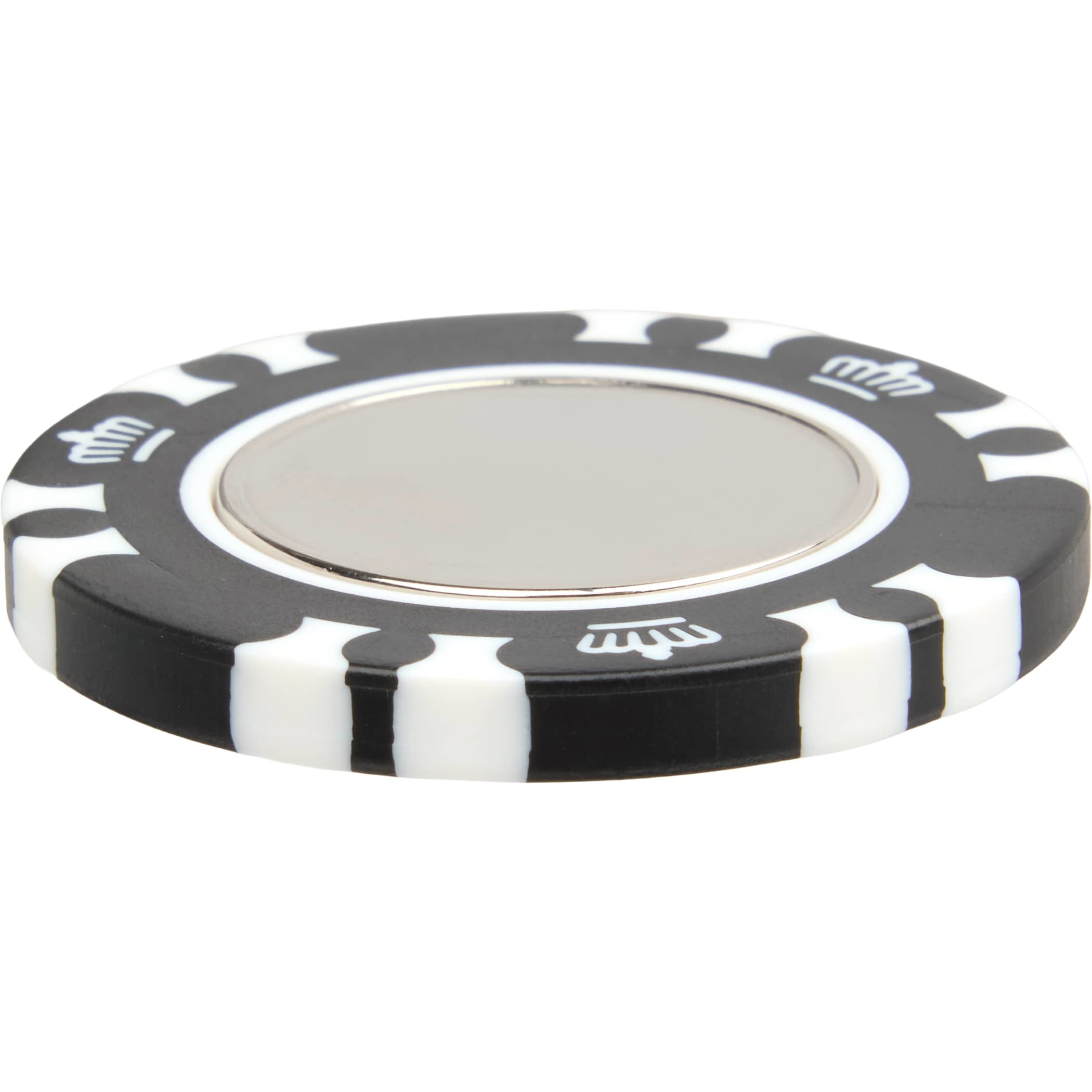 Recycled Poker Chip with Metal Ball Marker Product Image