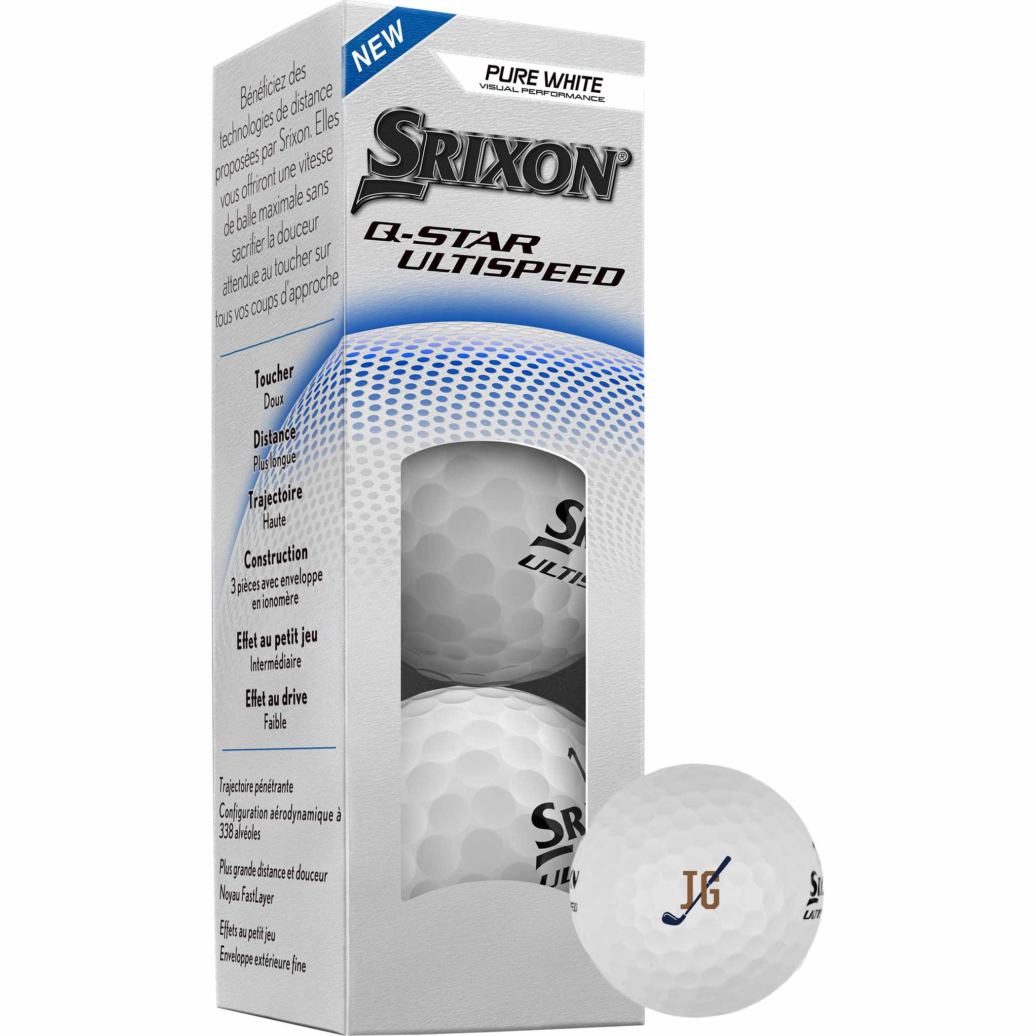 Srixon Q-STAR ULTISPEED 3 Pack Golf Balls Product Image