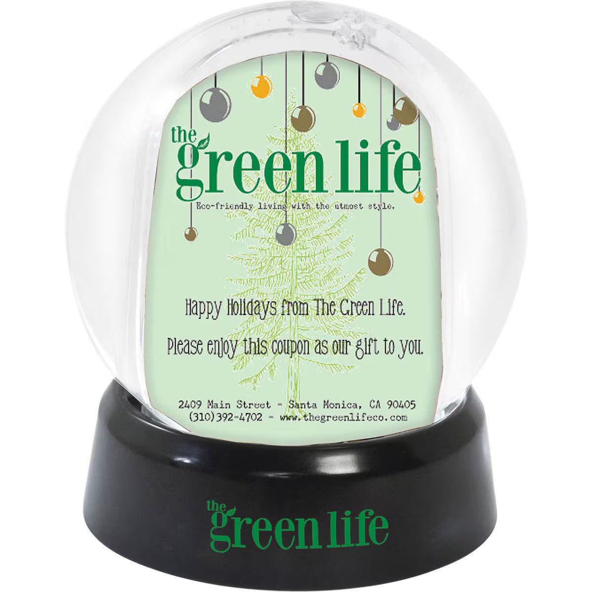 Mini Photo Snow Globe Product Image