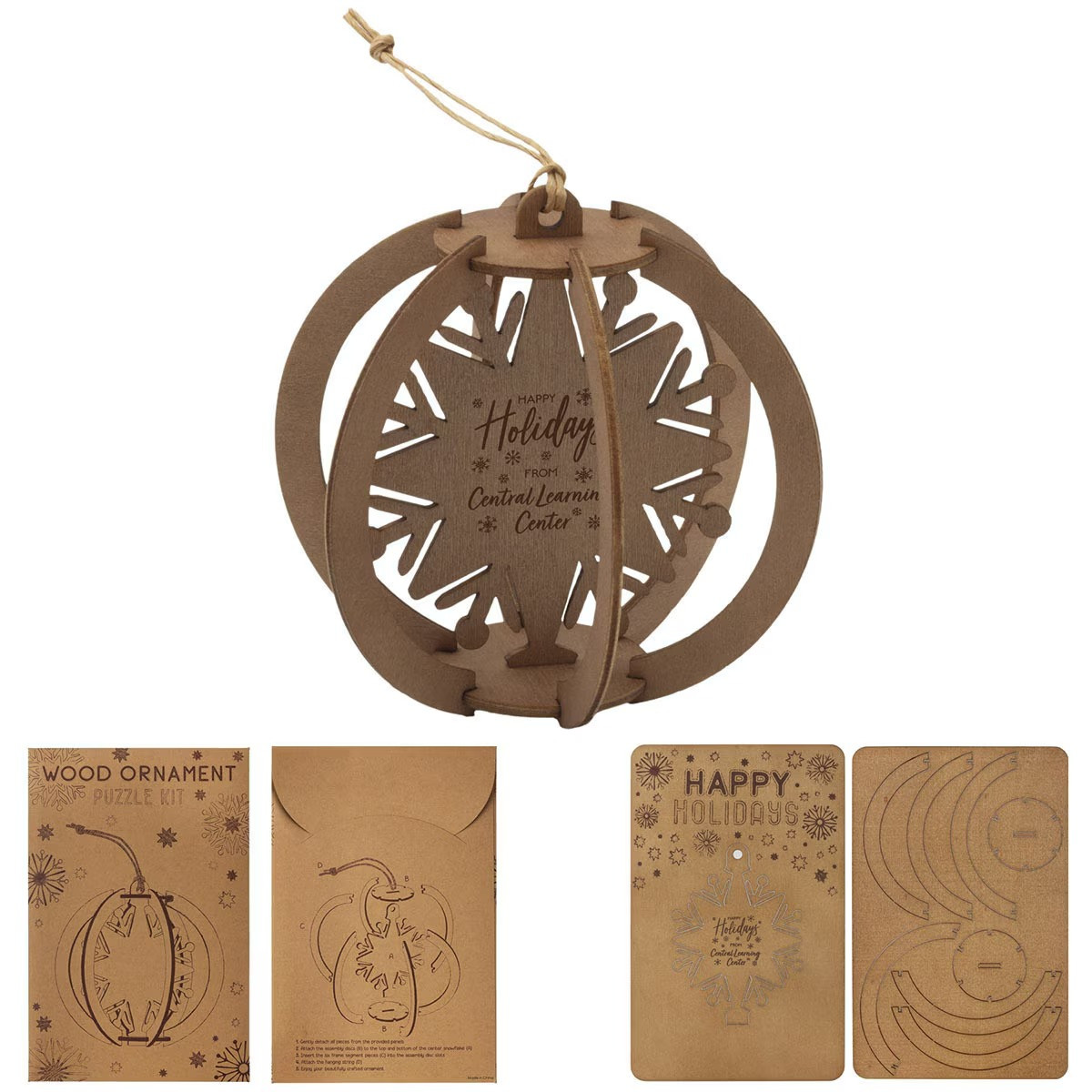 Wood Puzzle Ornament Kit Product Image