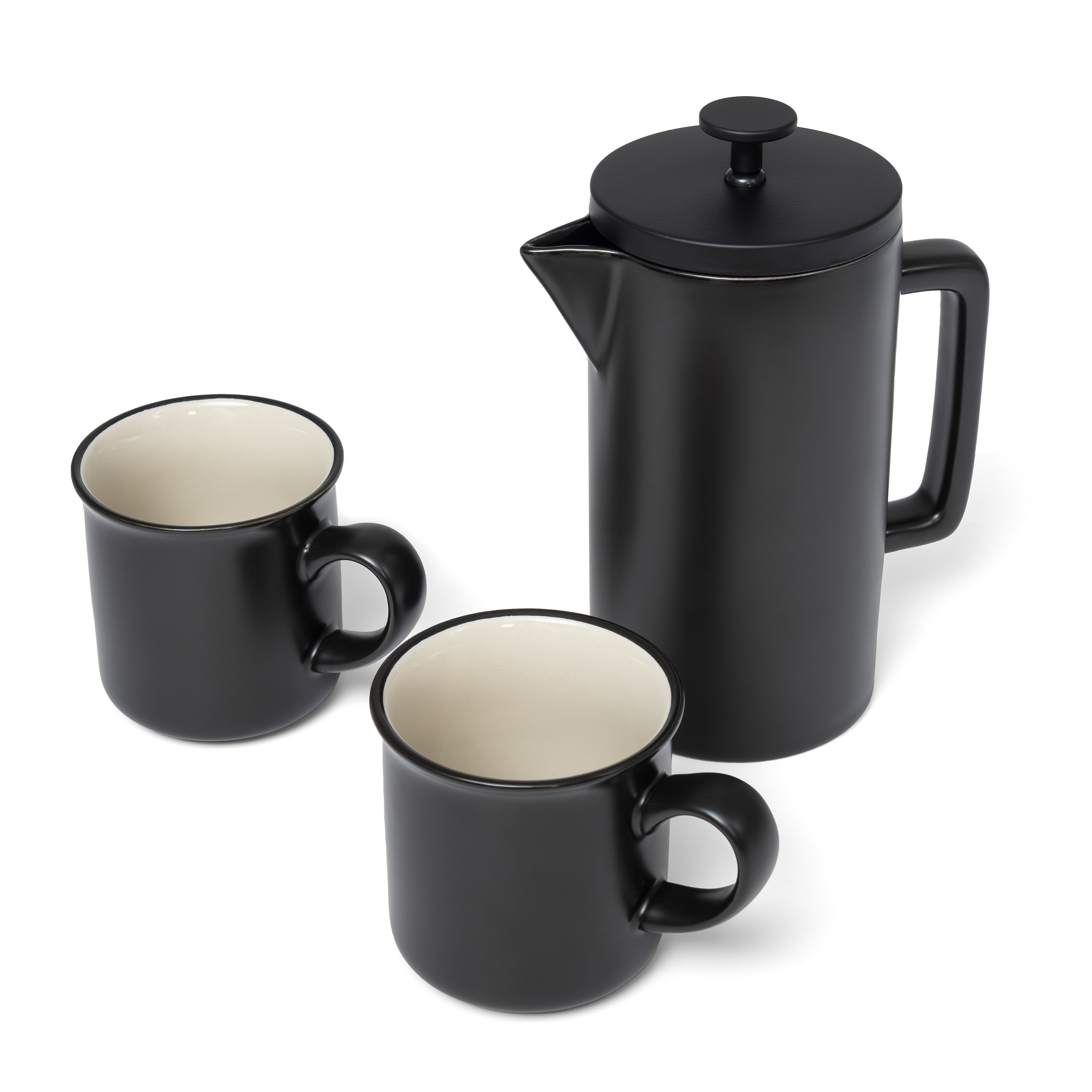Highland Porcelain French Press Coffee Set Product Image