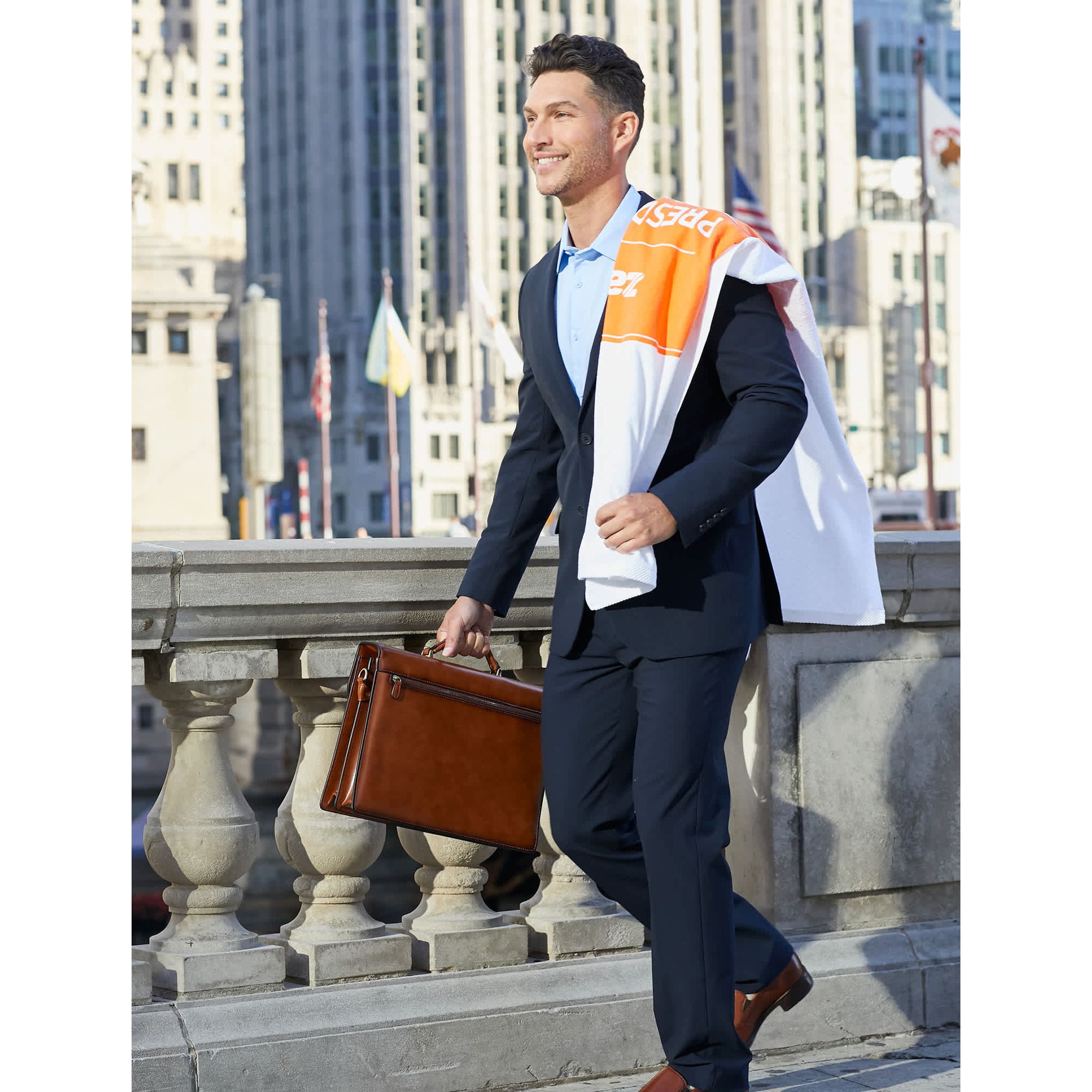 Towel Specialties Fiji Standard Weight White Beach Towel Product Image