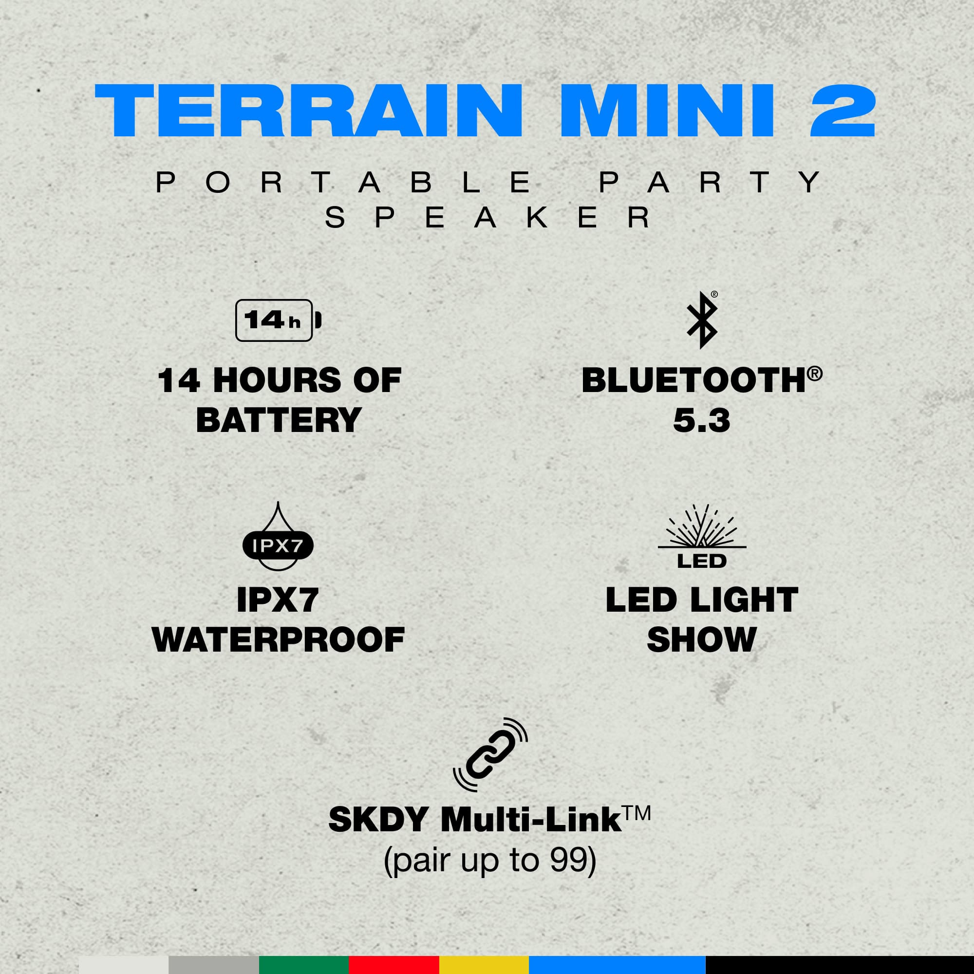 Skullcandy Terrain Mini 2 Bluetooth Speaker Product Image