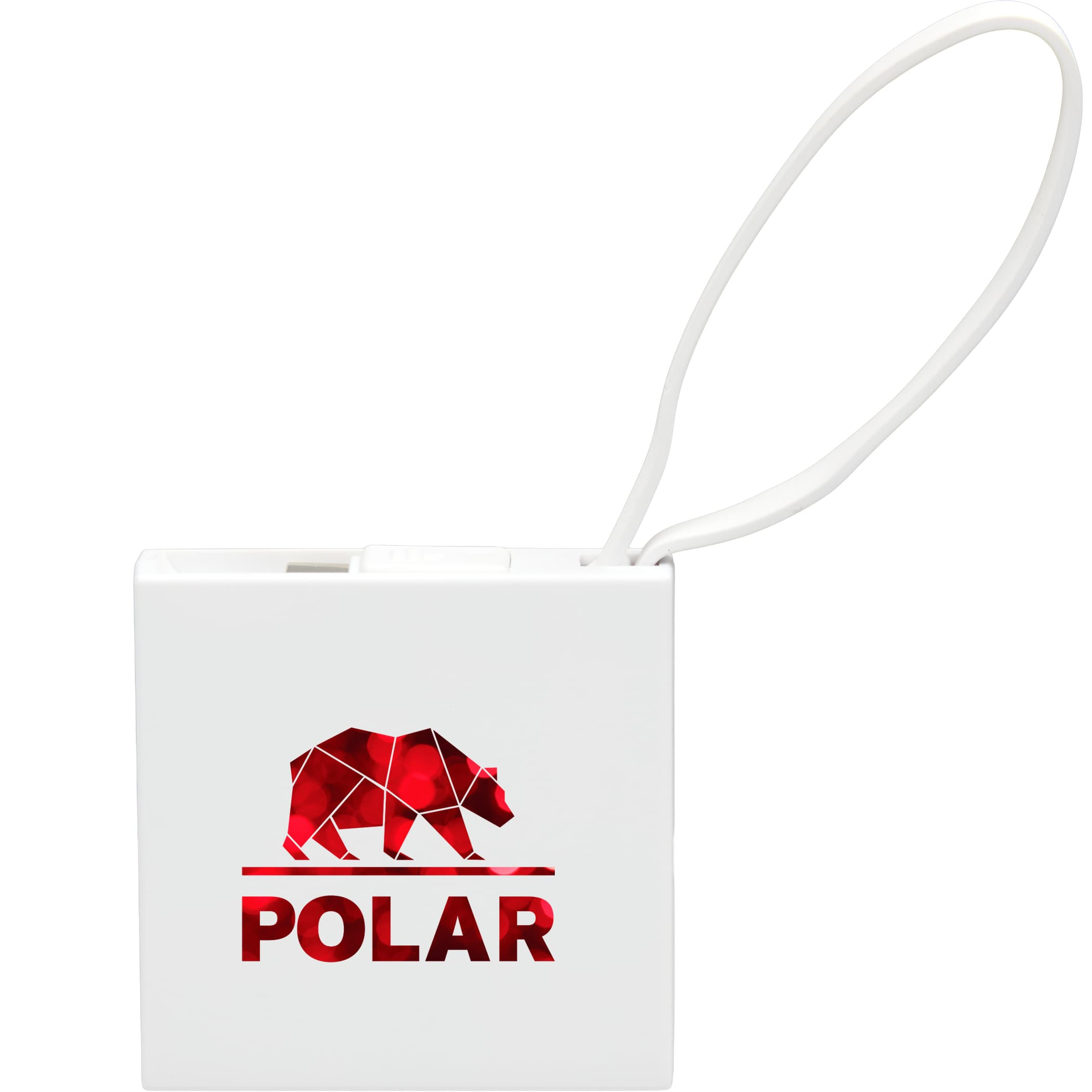 Recycled 2,000 mAh Power Bank with Type-C Cable Product Image