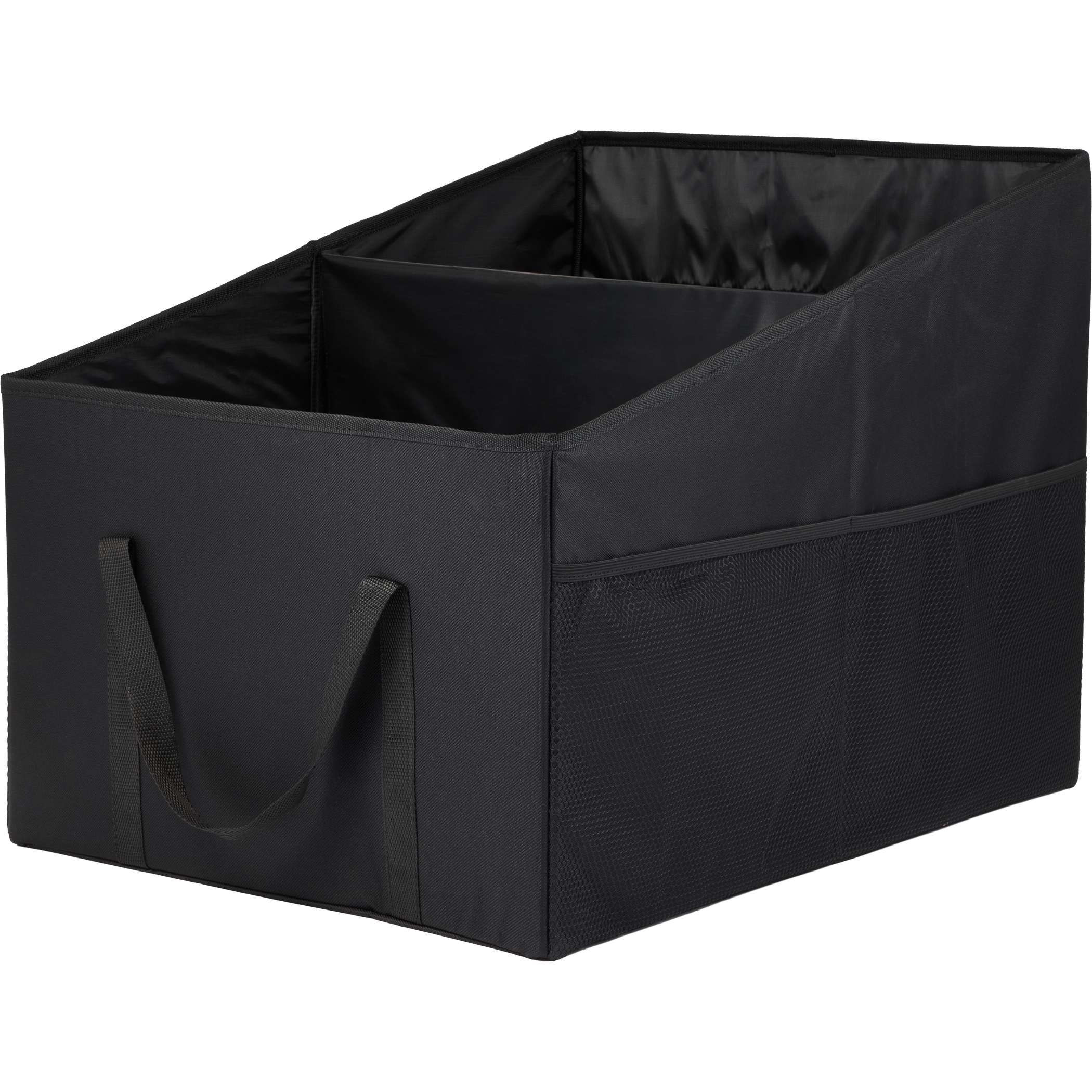 Recycled Trunk Organizer with Divider, Mesh Pockets & Carry Straps Product Image