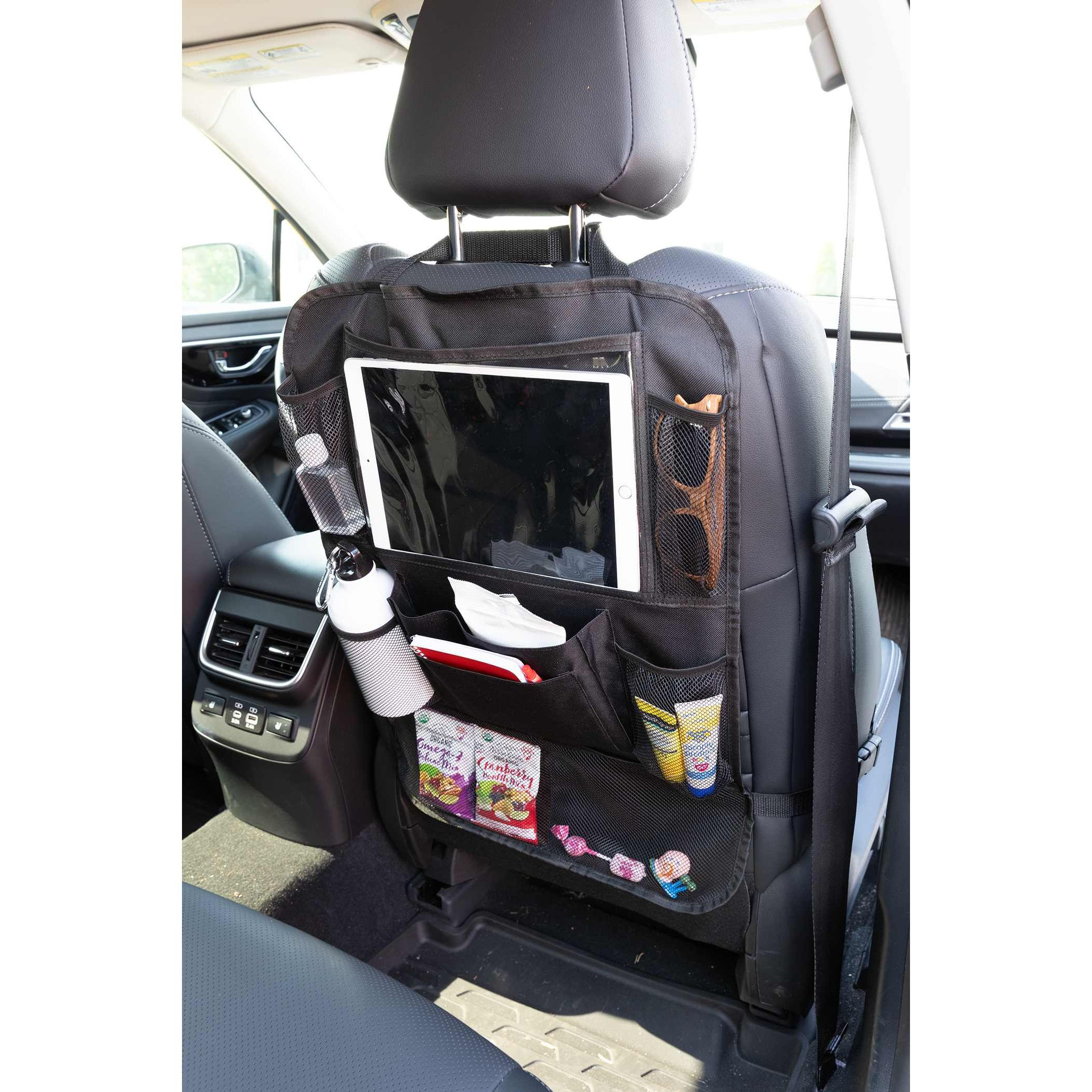 Recycled Back Seat Car Organizer with Tablet Pocket Product Image